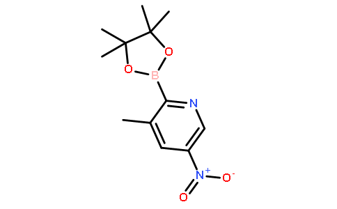 3-Methyl-5-nitropyridine-2-boronic acid pinacol ester