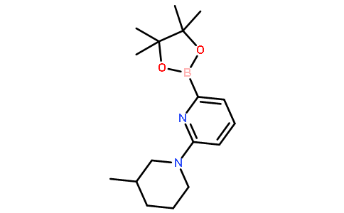 6-(3-Methylpiperidin-1-yl)pyridine-2-boronic acid pinacol ester