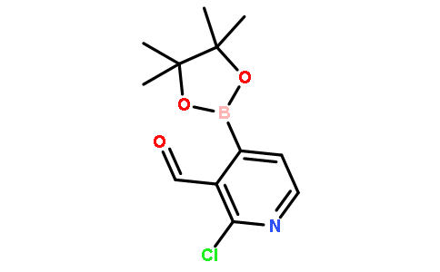 2-Chloro-3-formylpyridine-4-boronic acid pinacol ester