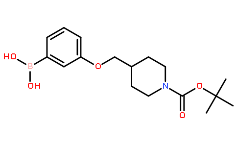 (3-((1-(tert-Butoxycarbonyl)piperidin-4-yl)methoxy)phenyl)boronic acid