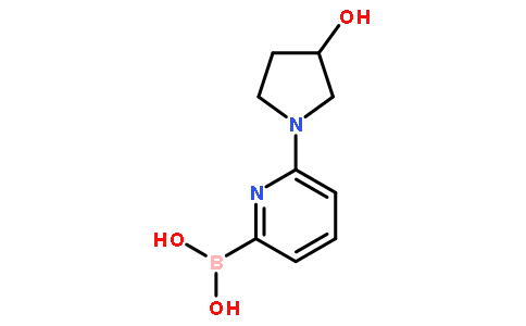 6-(3-Hydroxypyrrolidin-1-yl)pyridine-2-boronic acid