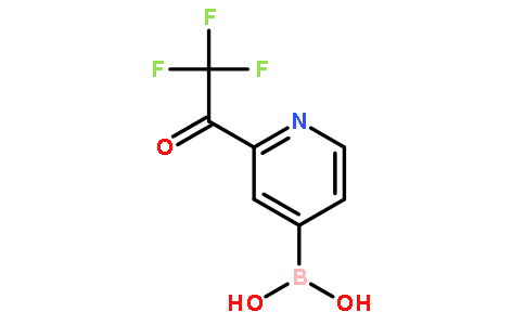 2-Trifluoroacetylpyridine-4-boronic acid