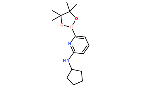 6-(Cyclopentylamino)pyridine-2-boronic acid pinacol ester