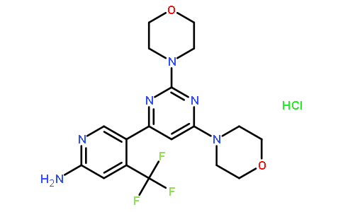 Buparlisib hydrochloride （ BKM120 hydrochloride, NVP-BKM-120 hydrochloride, NVP-BKM120 hydrocloride ）