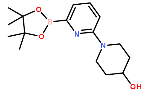 6-(4-Hydroxypiperidin-1-yl)pyridine-2-boronic acid pinacol ester