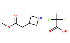 2-(氮杂环丁烷-3-基)乙酸甲酯 2,2,2-三氟乙酸盐
