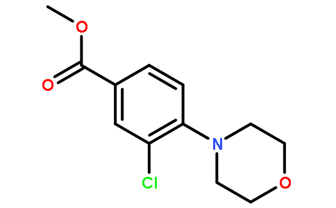 methyl 3-chloro-4-morpholinobenzoate