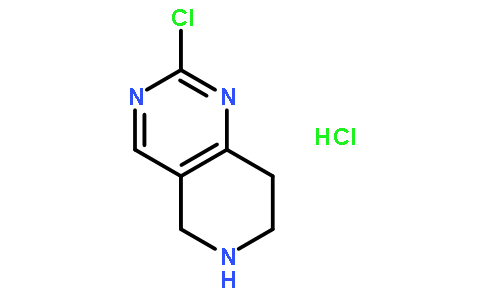 2-Chloro-5,6,7,8-tetrahydropyrido[4,3-d]pyrimidine hydrochloride