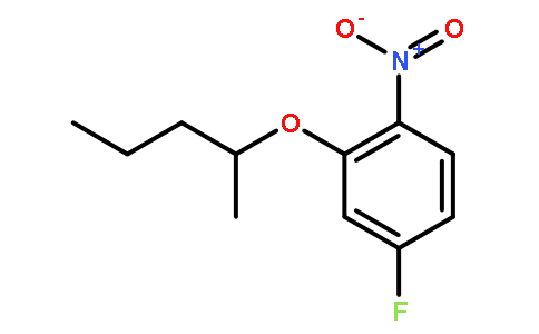 4-Fluoro-1-nitro-2-(pentan-2-yloxy)benzene