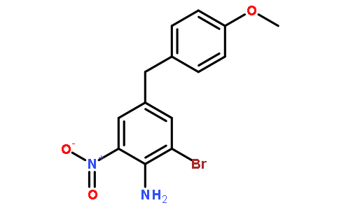 2-Bromo-4-(4-methoxybenzyl)-6-nitroaniline