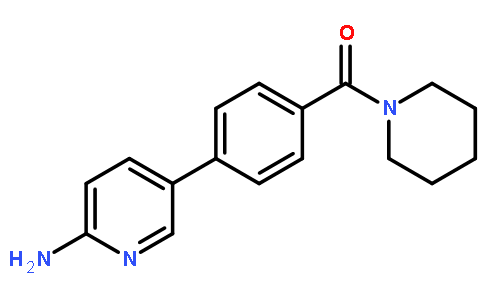 (4-(6-Aminopyridin-3-yl)phenyl)(piperidin-1-yl)methanone
