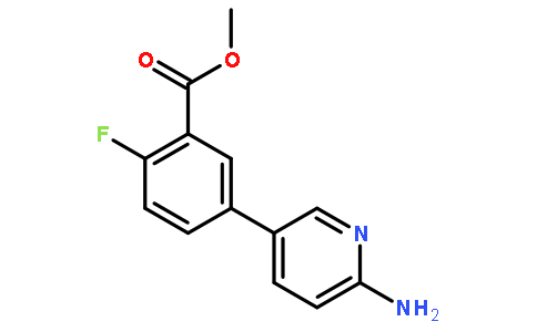Methyl 5-(6-aminopyridin-3-yl)-2-fluorobenzoate