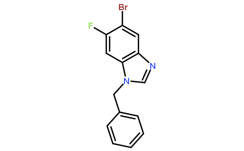 1-Benzyl-5-bromo-6-fluoro-1H-benzo[d]imidazole