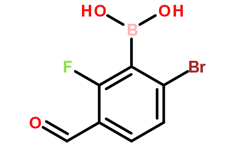 (6-Bromo-2-fluoro-3-formylphenyl)boronic acid