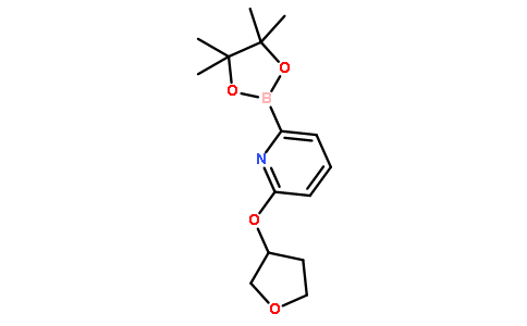 6-(Tetrahydro-furan-3-yloxy)pyridine-2-boronic acid pinacol ester