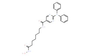 N-[7-(hydroxyamino)-7-oxoheptyl]-2-(N-phenylanilino)pyrimidine-5-carboxamide