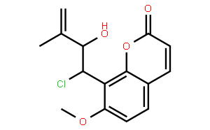 8-(1-Chloro-2-hydroxy-3-methylbut-3-en-1-yl)-7-methoxy-2H-chromen-2-one