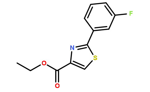 2-(3-FLUORO-PHENYL)-THIAZOLE-4-CARBOXYLIC ACID ETHYL ESTER