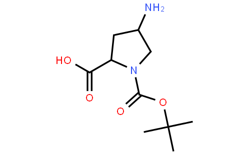 (2R,4S)-4-Amino-1-(tert-butoxycarbonyl)pyrrolidine-2-carboxylic acid
