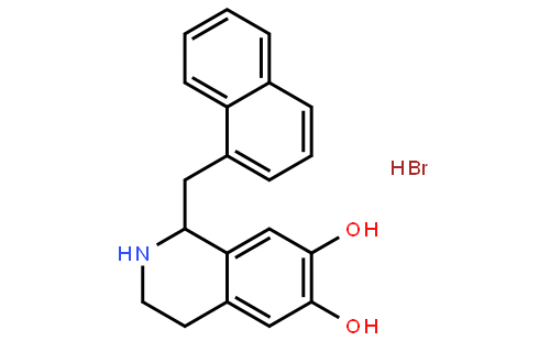 1-(naphthalen-1-ylmethyl)-1,2,3,4-tetrahydroisoquinoline-6,7-diol;hydrobromide