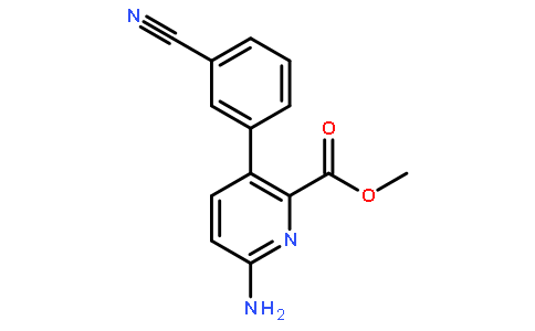 Methyl 6-amino-3-(3-cyanophenyl)picolinate