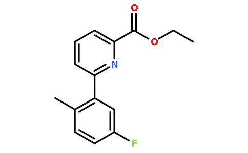 Ethyl 6-(5-fluoro-2-methylphenyl)picolinate
