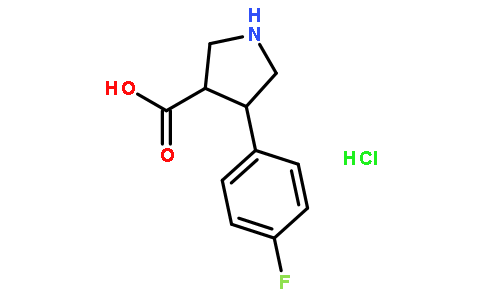 trans-4-(4-Fluorophenyl)pyrrolidine-3-carboxylic acid hydrochloride
