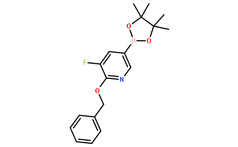5-Fluoro-6-benzoxypyridine-3-boronic acid pinacol ester