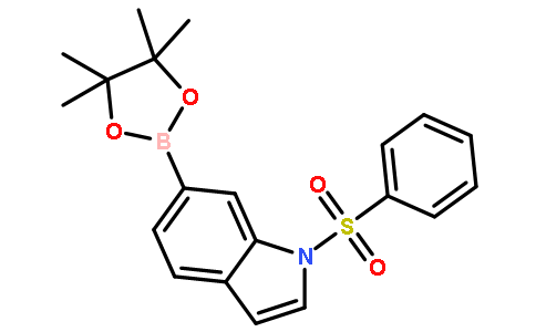 1-(Phenylsulfonyl)-6-(4,4,5,5-tetramethyl-1,3,2-dioxaborolan-2-yl)-1H-indole