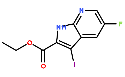 Ethyl 5-fluoro-3-iodo-1H-pyrrolo[2,3-b]pyridine-2-carboxylate