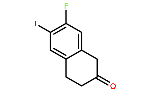 7-fluoro-3,4-dihydro-6-iodo-2(1H)-naphthalenone