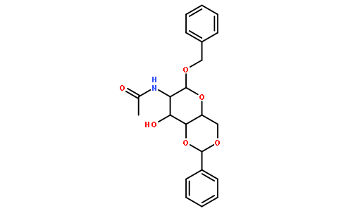 N-((4aR,6S,7R,8R,8aS)-6-(Benzyloxy)-8-hydroxy-2-phenylhexahydropyrano[3,2-d][1,3]dioxin-7-yl)acetamide