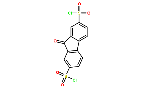 Fluoren-9-one-2,7-disulfonyl chloride