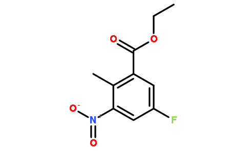 Ethyl 5-fluoro-2-methyl-3-nitrobenzoate