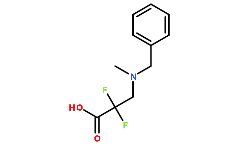 3-(benzyl(methyl)amino)-2,2-difluoropropanoic acid hydrochloride