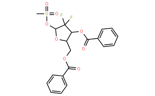2-脱氧-2,2-二氟-D-呋喃核糖基-3,5-二甲苯酰基-1-甲磺酸酯(α型)