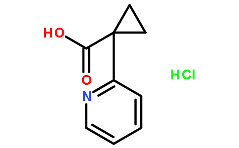 1-(Pyridin-2-yl)cyclopropanecarboxylic acid hydrochloride