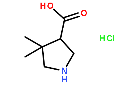 4,4-二甲基吡咯烷-3-羧酸盐酸盐