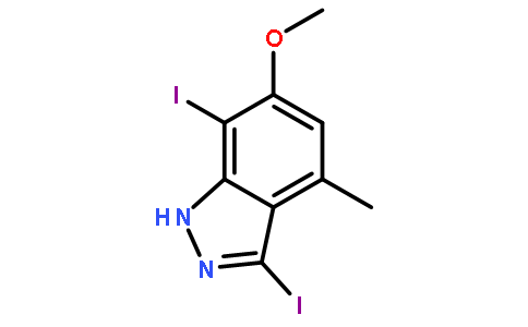 3,7-Diiodo-6-Methoxy-4-Methyl-1H-indazole