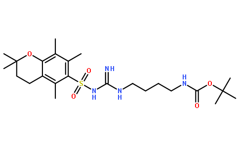 Tert-butyl (4-(3-((2,2,5,7,8-pentamethylchroman-6-yl)sulfonyl)guanidino)butyl)carbamate