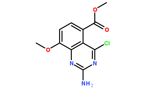 Methyl 2-amino-4-chloro-8-methoxyquinazoline-5-carboxylate