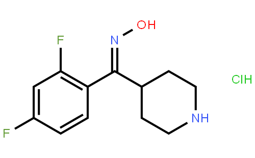 (2,4-二氟苯基)-(4-哌啶基)甲酮肟盐酸盐