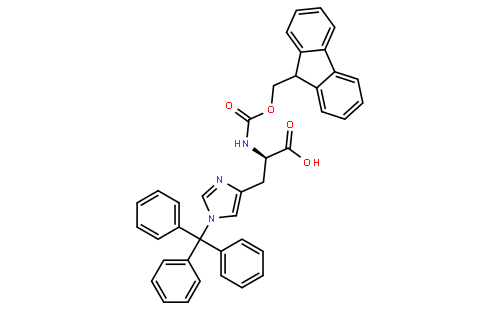 N-芴甲氧羰基-N'-三苯甲基-D-组氨酸