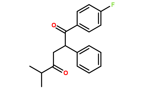 1-4-氟苯基-5-甲基-2-苯基-1，4-己二酮