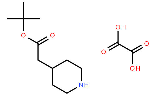 tert-Butyl 2-(piperidin-4-yl)acetate oxalate