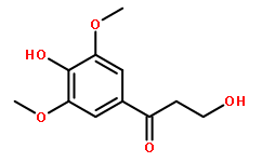 3-羥基-1-(4-羥基-3，5-二甲氧基苯基)丙-1-酮