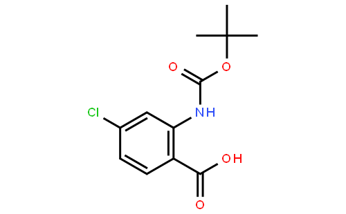 2-叔丁氧羰氨基-4-氯苯甲酸