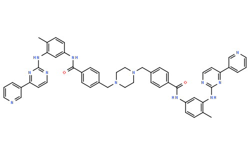 4,4'-(piperazine-1,4-diylbis(methylene))bis(N-(4-methyl-3-((4-(pyridin-3-yl)pyrimidin-2-yl)amino)phenyl)benzamide)