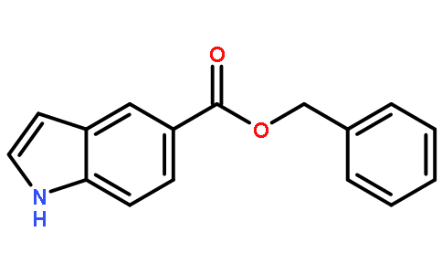 1H-INDOLE-5-CARBOXYLIC ACID,PHENYLMETHYL ESTER