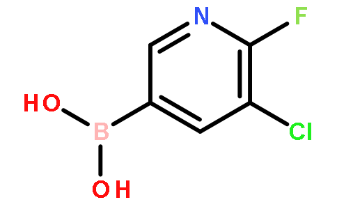 5-氯-6-氟吡啶-3-基硼酸
